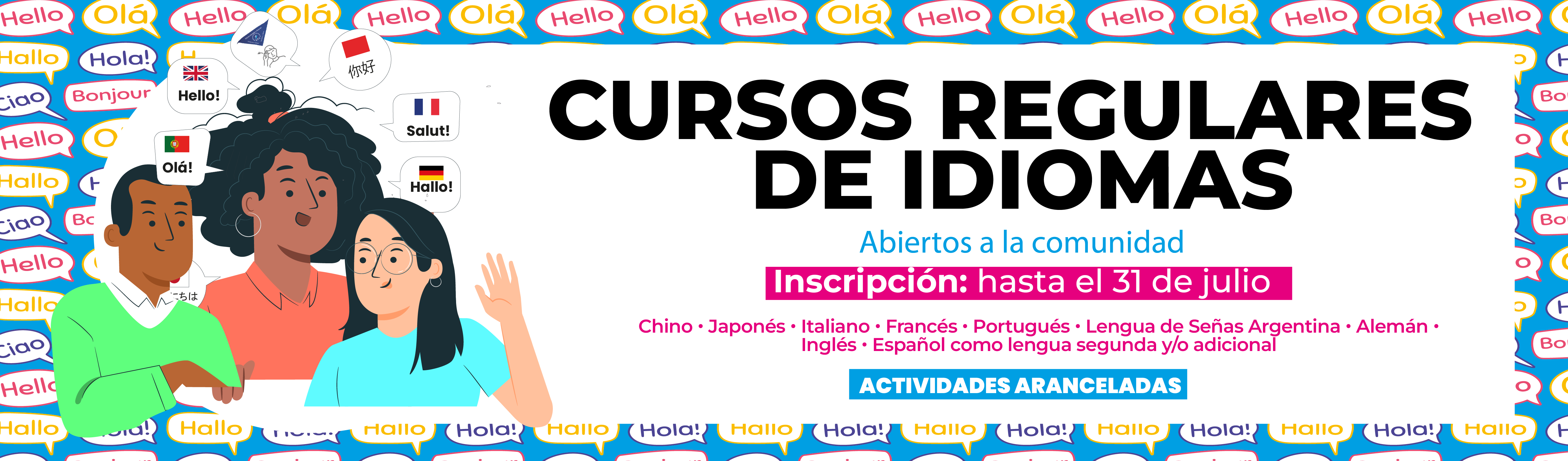 El Centro De Idiomas Abre La InscripciÓn A Sus Cursos Regulares Universidad Nacional De José C 5652